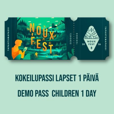 Lasten kokeilupassi, 1 päivä